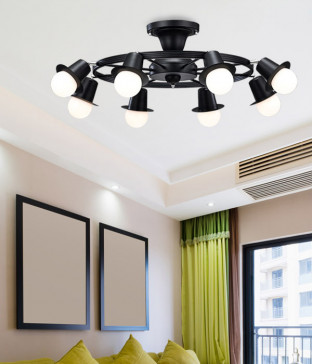 아르떼 8등(블랙/화이트) 거실전등